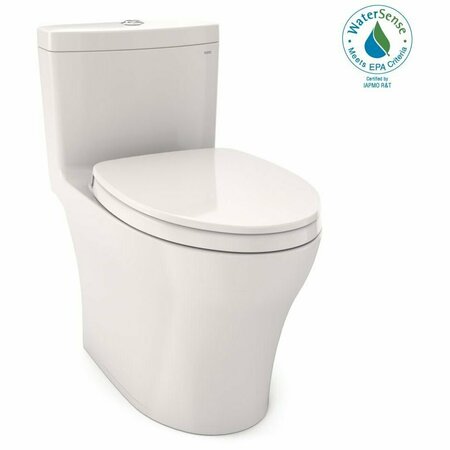 TOTO Aquia IV One-Piece Elongated Dual Flush 1.28 and 0.9 GPF Universal Height Colonial White MS646124CEMFGN#11